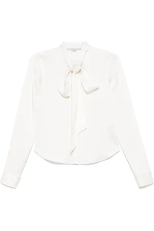 Stella McCartney Bluse mit Schleifenkragen