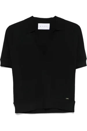Kaos T-Shirt mit Logo-Schild