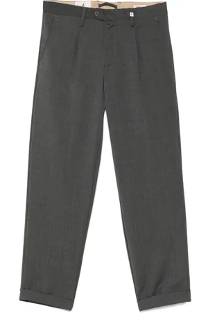 MYTHS Hose mit Faltendetail