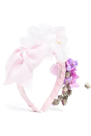 MONNALISA Stirnband mit Blumenapplikation