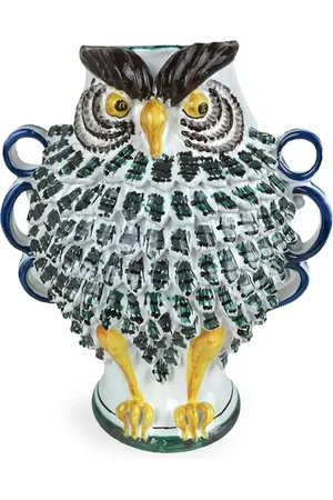 Les-Ottomans Owl Vase aus Porzellan