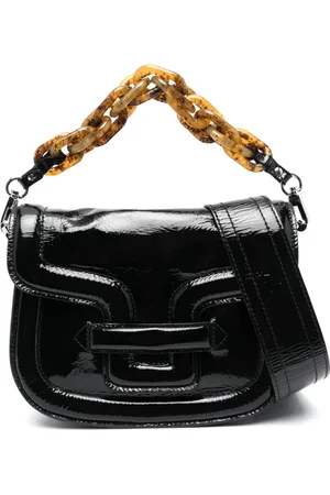 Pierre Hardy Schultertasche aus Lackleder