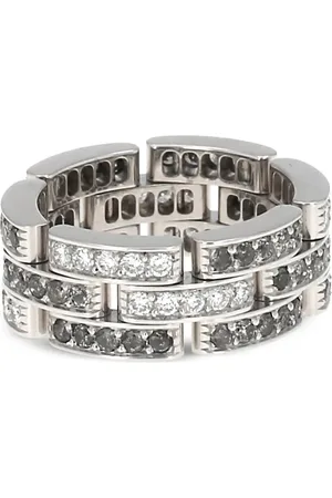 Cartier 18kt Maillon Panthère Weißgoldring mit Diamanten