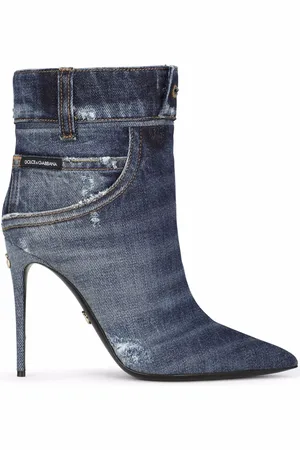 Dolce & Gabbana Stiefeletten im Patchwork-Look 105mm