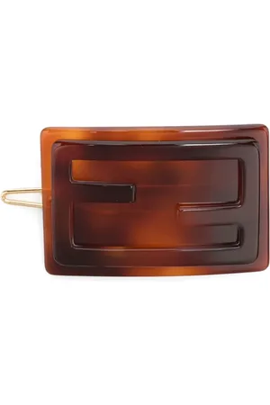 Fendi Haarspange mit FF-Prägung