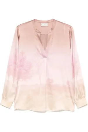 PIERRE-LOUIS MASCIA Bluse mit Illustration-Print