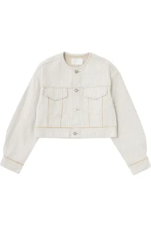 Moussy Kragenlose Cropped-Jacke