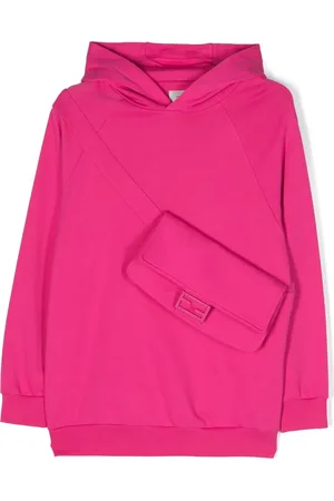 Fendi Hoodie mit Logo-Schild