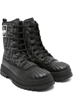 Fendi Stiefeletten mit Zucca-Muster