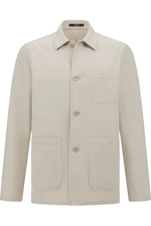 Boggi Milano Melierte Hemdjacke