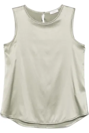 PESERICO SIGN Klassische Satinbluse