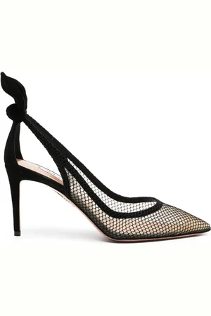 Aquazzura Pumps mit Netzeinsatz 85mm