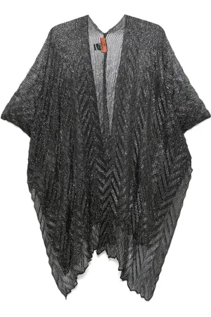 Missoni Cape mit Zickzackmuster