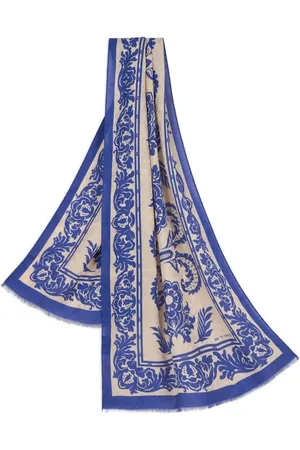 Etro Chiffon-Schal mit Blumen-Print