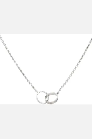 Cartier 18kt Love Weißgoldhalskette
