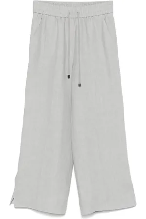 LE TRICOT PERUGIA Hose aus Leinen