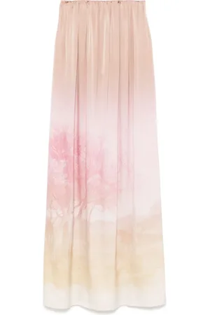 PIERRE-LOUIS MASCIA Maxikleid mit Illustrations-Print