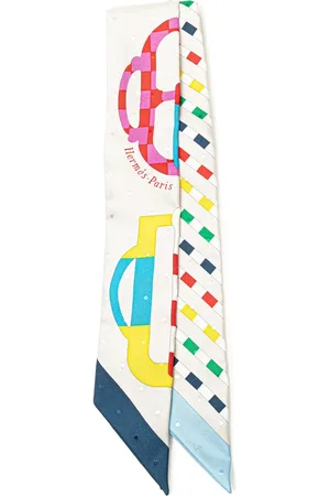 Hermès 2020-2024 Bouclerie Moderne Plumetis Twilly Seidenschal
