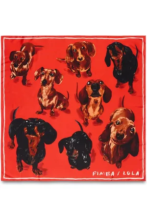 Bimba y Lola Schal mit Hunde-Print