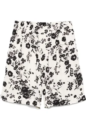 LANEUS Shorts mit Blumen-Print