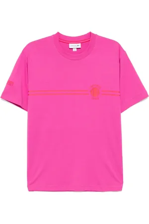 Lacoste Besticktes T-Shirt mit Print