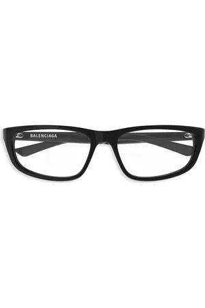 Balenciaga Brille mit breitem Gestell
