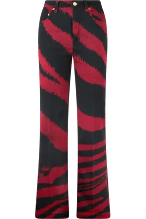 Roberto Cavalli Jeans mit Zebra-Print