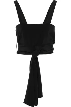 Chloé Cropped-Top aus Chinakrepp
