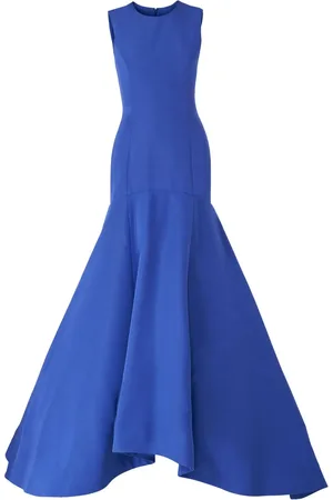 Carolina Herrera Meerjungfrauen-Seidenrobe