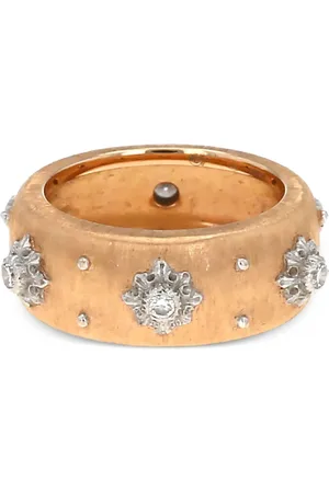 Buccellati 18kt Macri Goldring mit Diamanten