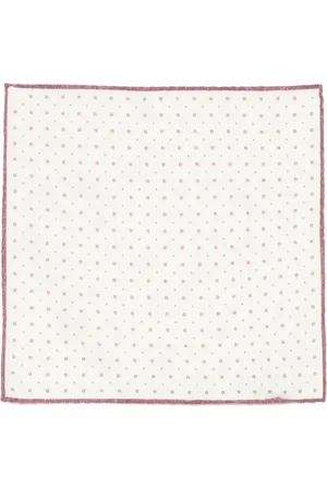 ELEVENTY Einstecktuch mit Blumen-Print