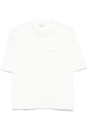 PESERICO SIGN T-Shirt mit Perlenverzierung