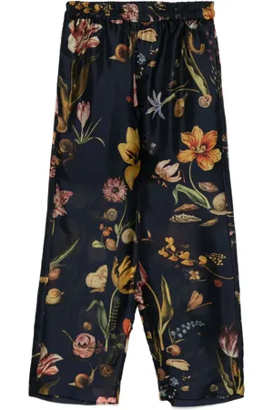 BIYAN Cropped-Hose aus Seide