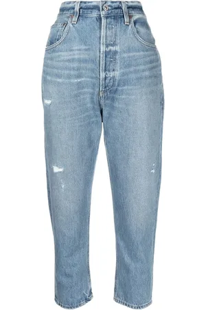 Citizens of Humanity Pony Boy Cropped-Distressed-Jeans