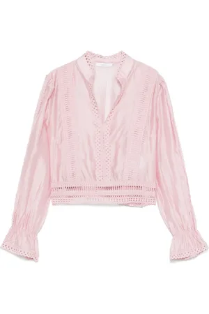 CENERE GB Bluse mit Stickerei