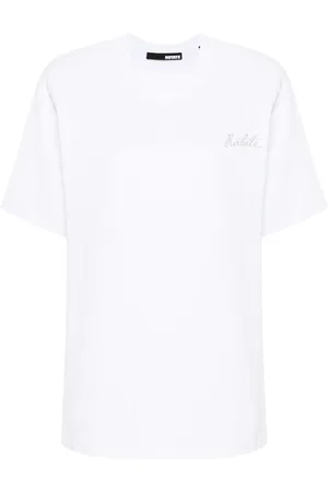 ROTATE T-Shirt mit Logo-Stickerei