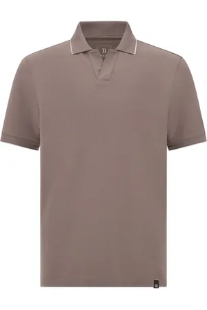 Boggi Milano Poloshirt mit Kontrastdetails