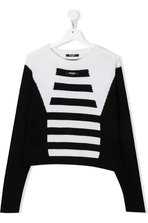 Balmain TEEN Pullover mit geometrischem Print