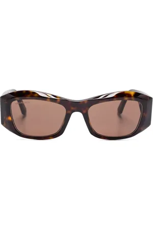 Balenciaga Sonnenbrille mit eckigem Gestell