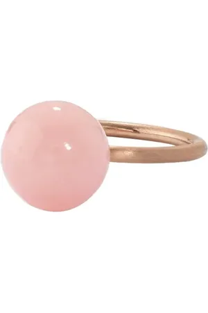 Irene Neuwirth Mittelgroßer 18kt Gumball Rotgoldring mit Opal