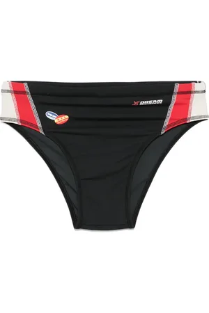 MARTINE ROSE Badehose mit Logo-Print