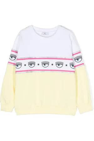 Chiara Ferragni Sweatshirt mit Eyelike-Streifen
