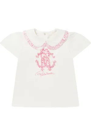 Roberto Cavalli T-Shirt mit Monogramm-Print