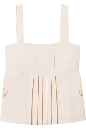 Twin-Set Besticktes Twill-Top