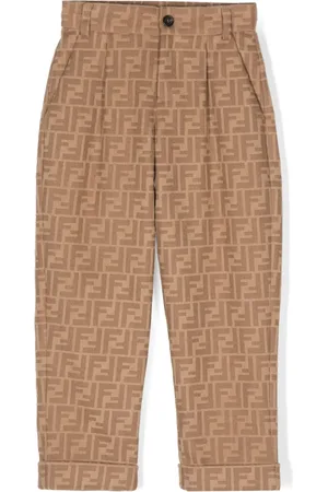 Fendi Hose aus Flanell mit Monogramm