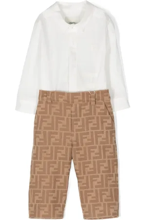 Fendi Set aus Hemd und Hose mit FF
