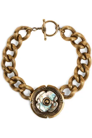 Etro Halskette mit Blumenmotiv