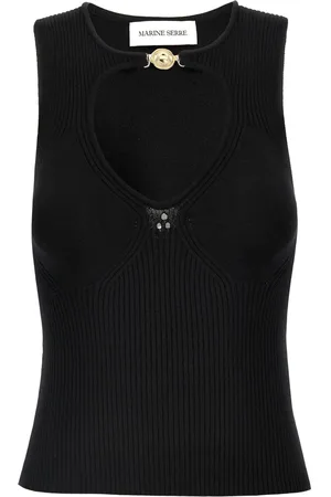Marine Serre Locker gestricktes Tanktop
