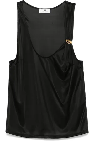 Elisabetta Franchi Jersey-Tanktop mit Logo