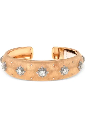 Buccellati 18kt Macri Goldarmband mit Diamanten